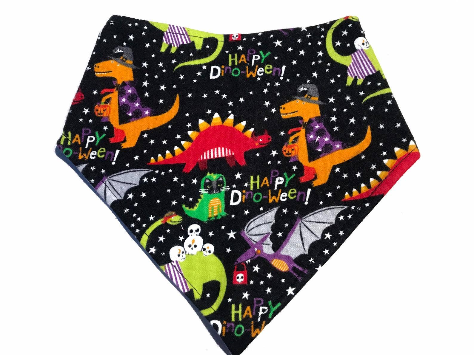 Very Vintage Designs - Wholesale Pet Bandana - Dog - Happy Dinoween – Halloween Dinosaur Dog Bandana – Snap Scarf7