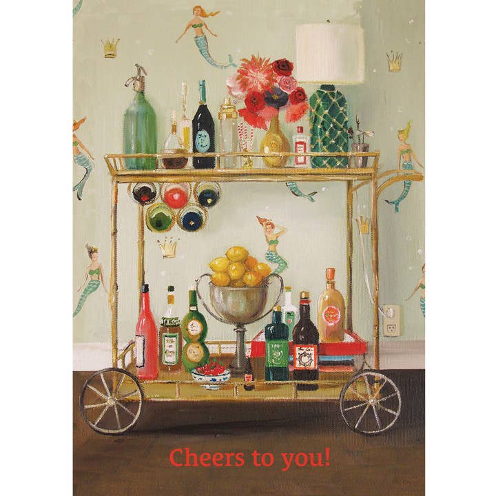 Hester & Cook - Stationery - Wholesale Everyday Greeting Card - Barmaids Card