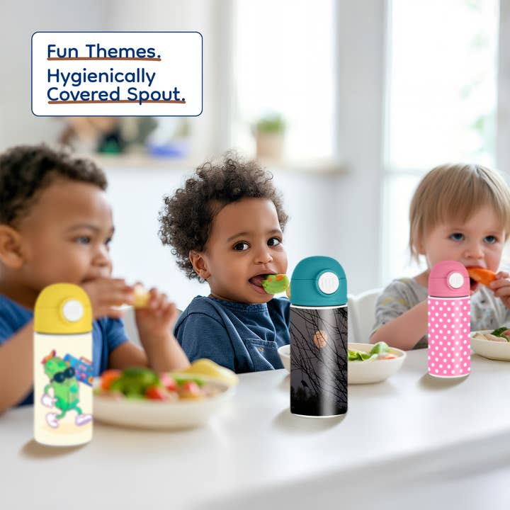 3dRose - Wholesale Water Bottle - 3dRose, Harvest Moon, Kids Water Bottle4