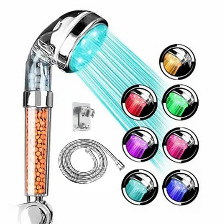 ACCITY - Wholesale Shower Head - LED LIGHT COLORFUL HANDHELD SHOWER HEAD_CWASC17193