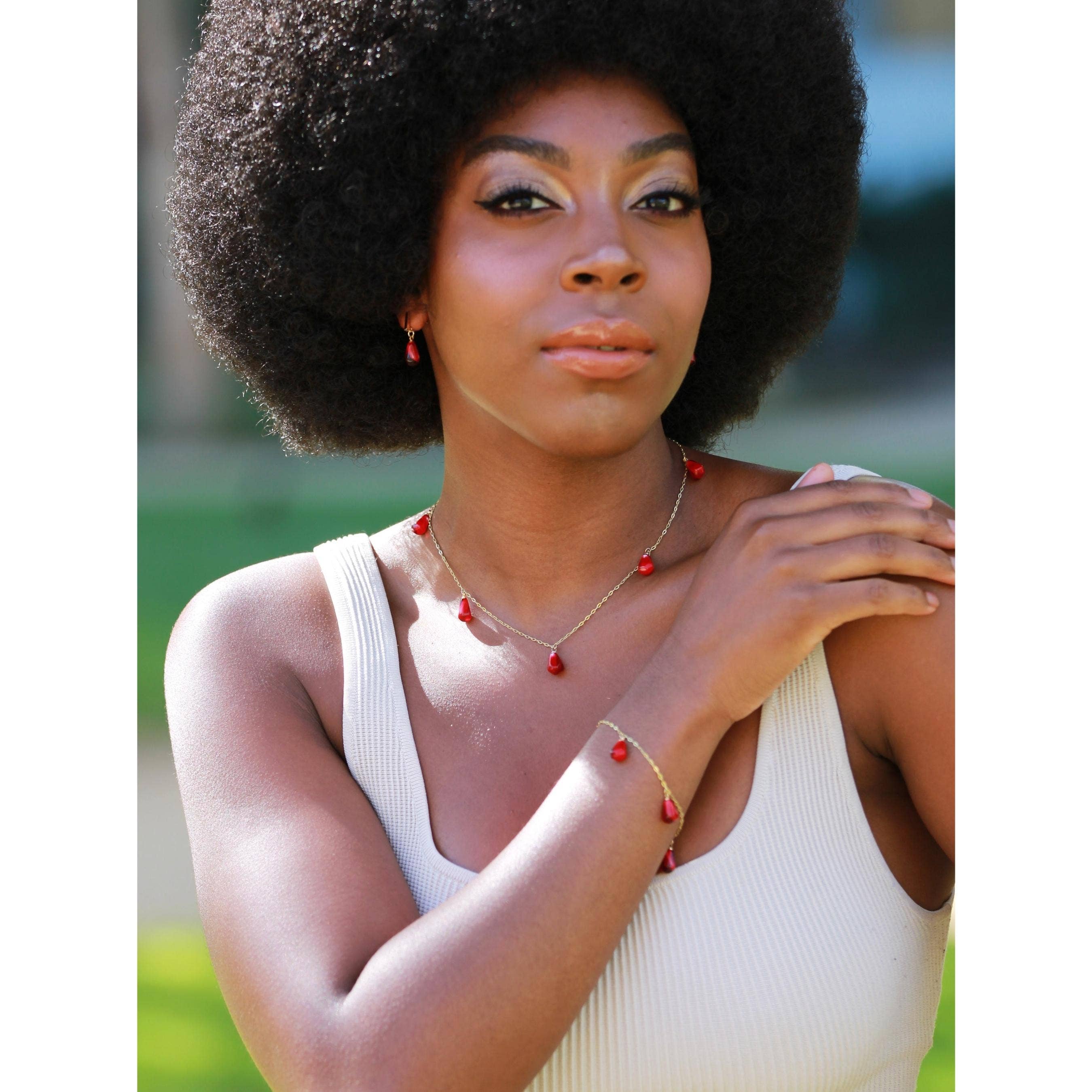 TaifJewely - Wholesale Pendant/Charm Necklace - POMEGRANATE NECKLACE4