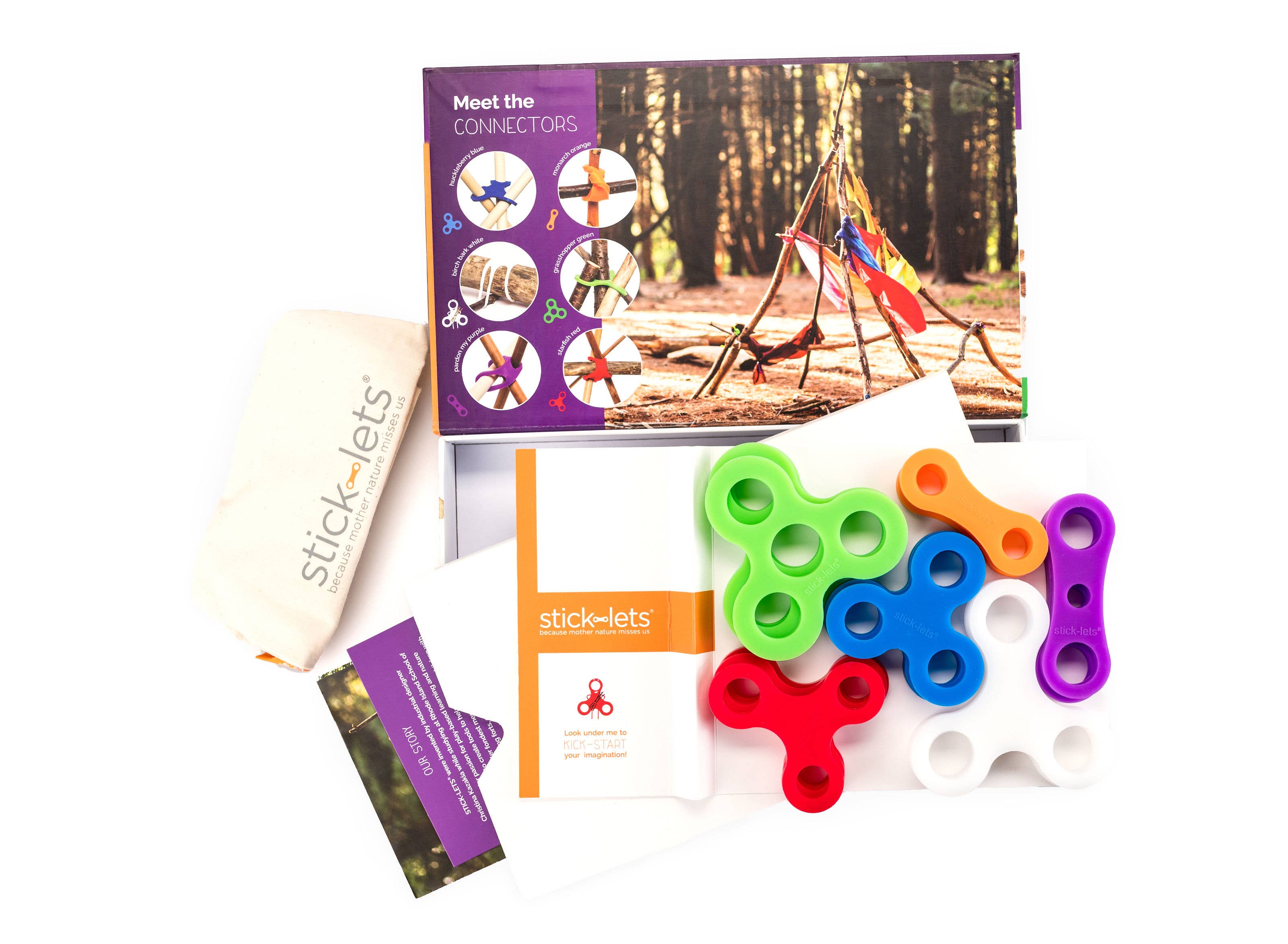 STICK-LETS® - Wholesale Building Set - Kids - 18-Piece Mega Fort Set