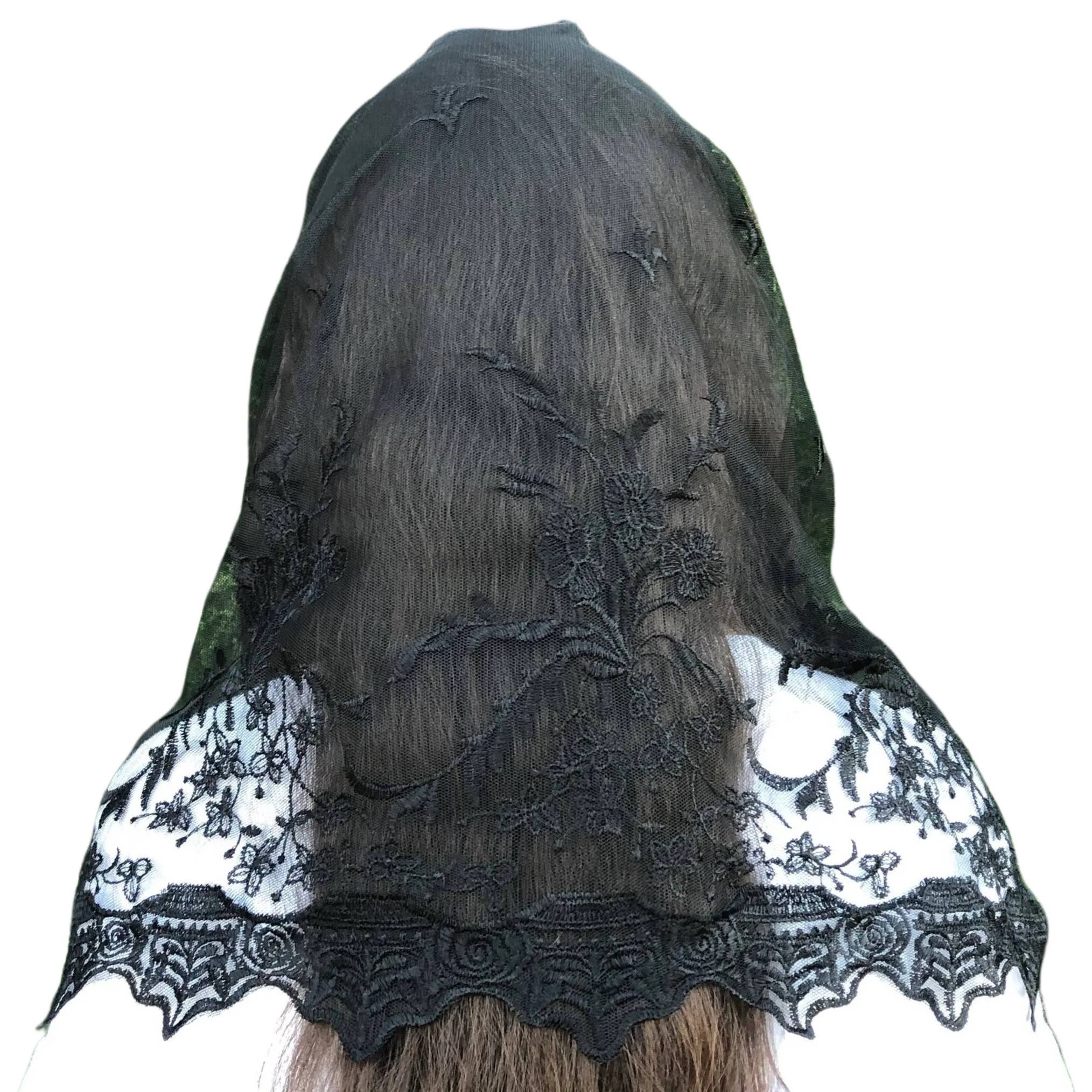 Oremus Mercy - Wholesale Veil - Women's - Infinity Veil ~ St. Veronica - BLACK2
