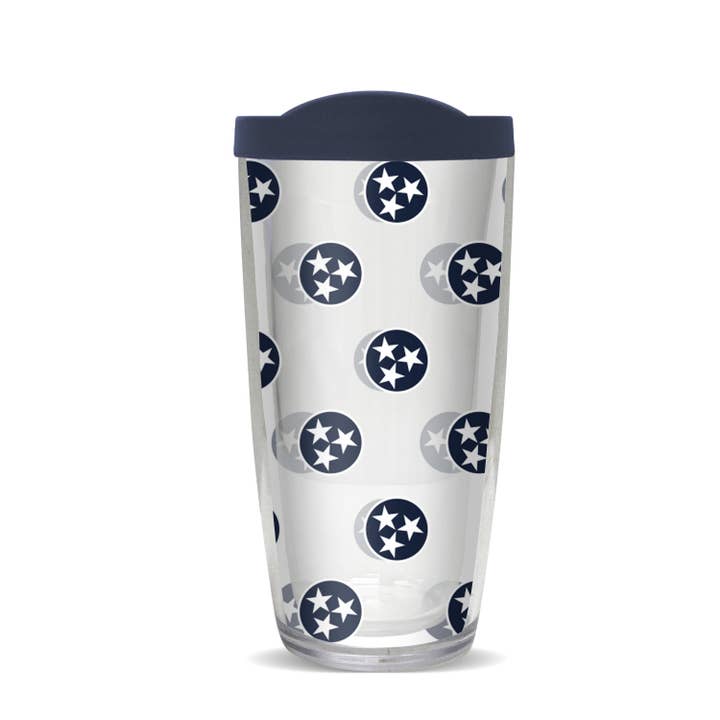 Tri Star Tennessee All Over Pattern Tumbler for wholesale by FREEHEART
