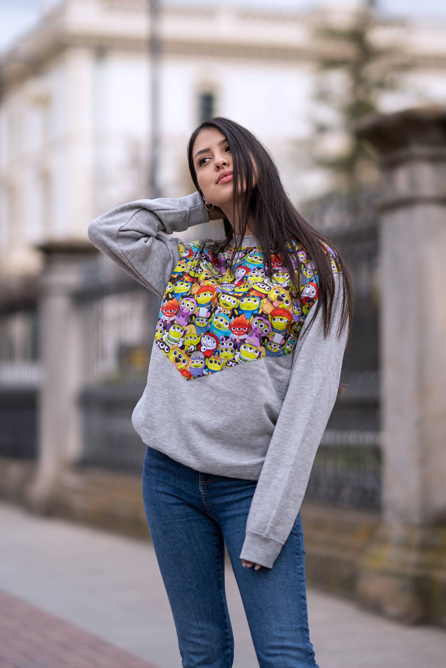 NONA PAPALLONA - Wholesale Graphic Sweatshirt - Women's - Carnaval Unisex2