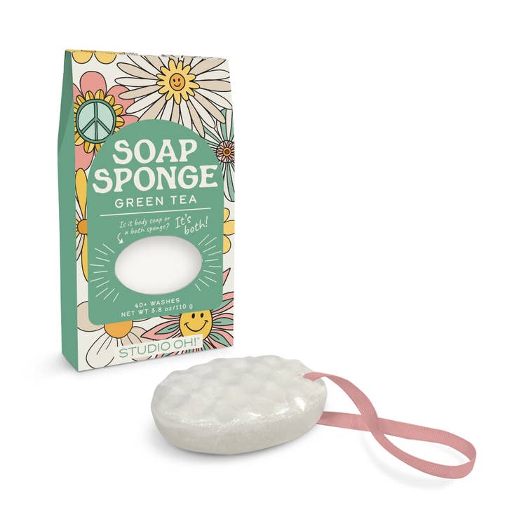 Studio Oh! - Wholesale Bath Pouf/Sponge - Beamin' Blooms Soap Sponge1