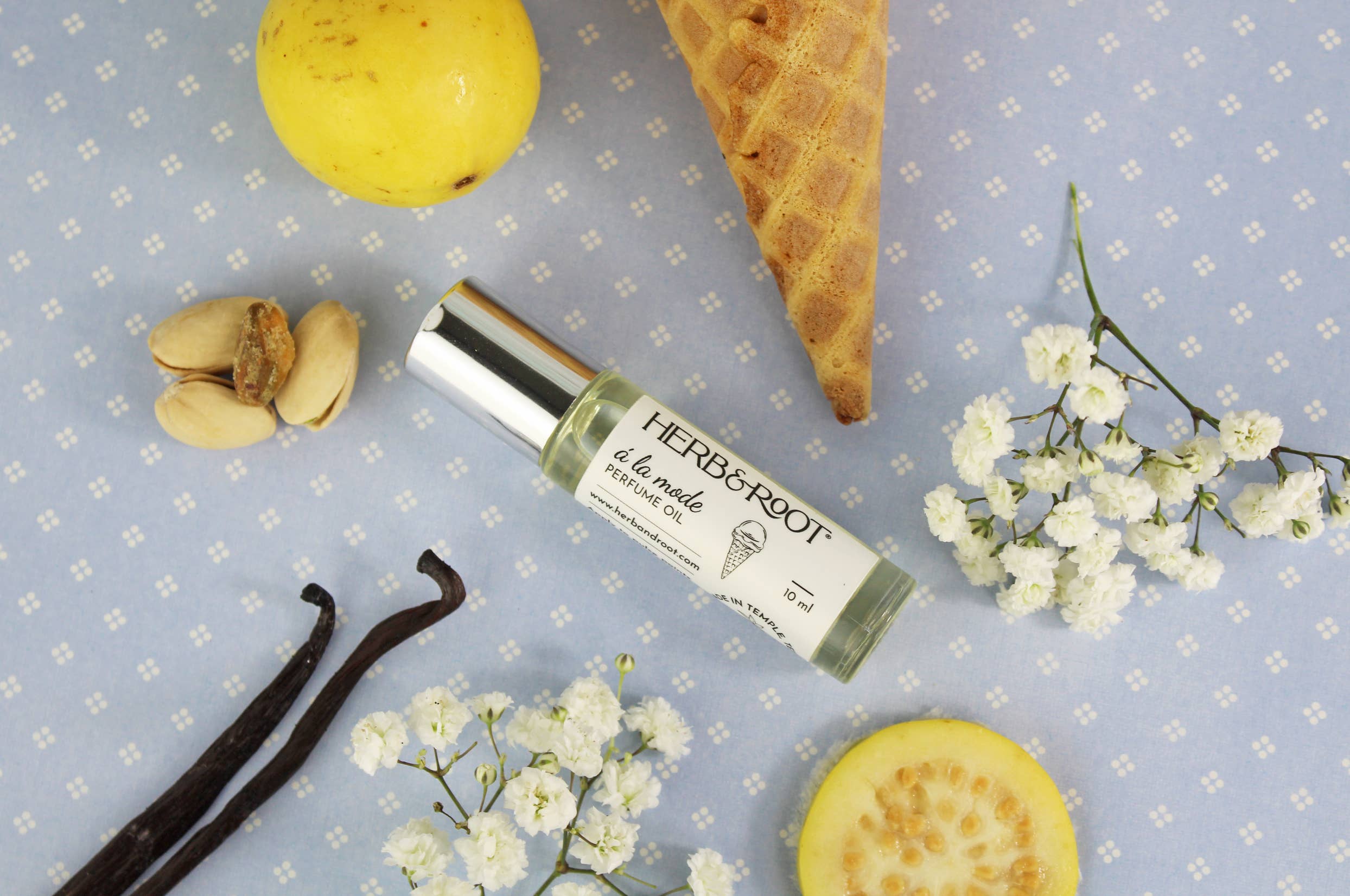 Herb & Root - Wholesale Roll-On Fragrance - A La Mode Perfume Oil- Pistachio, Sea Salt, Vanilla3