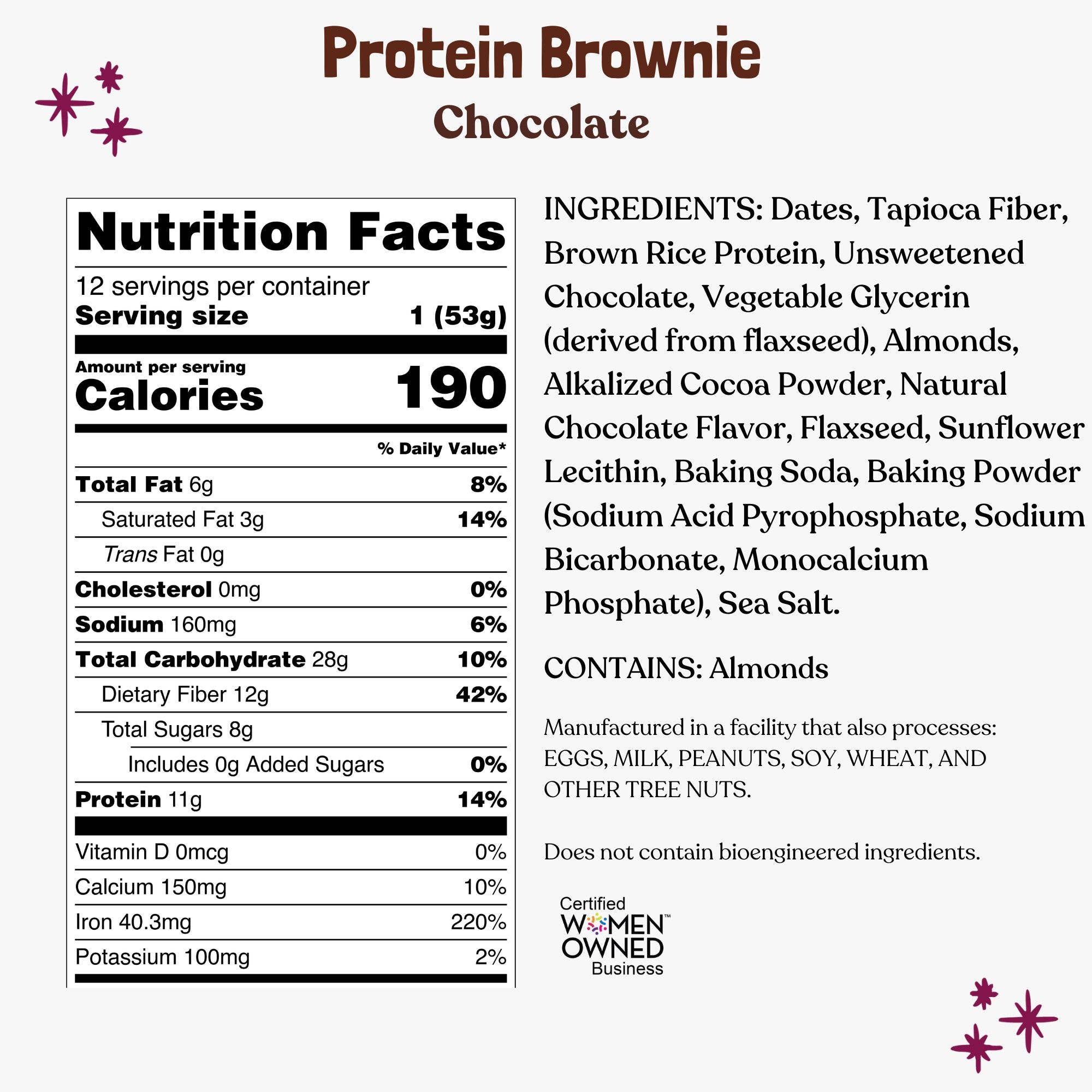 Elavi - Wholesale Brownie - Chocolate Protein Brownies - 8 pack3