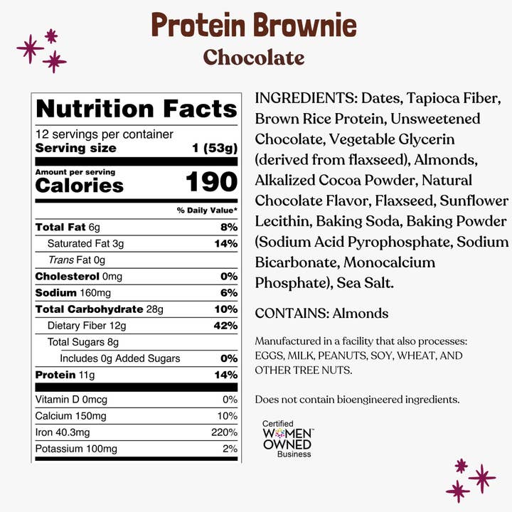 Elavi - Wholesale Brownie - Chocolate Protein Brownies - 8 pack3
