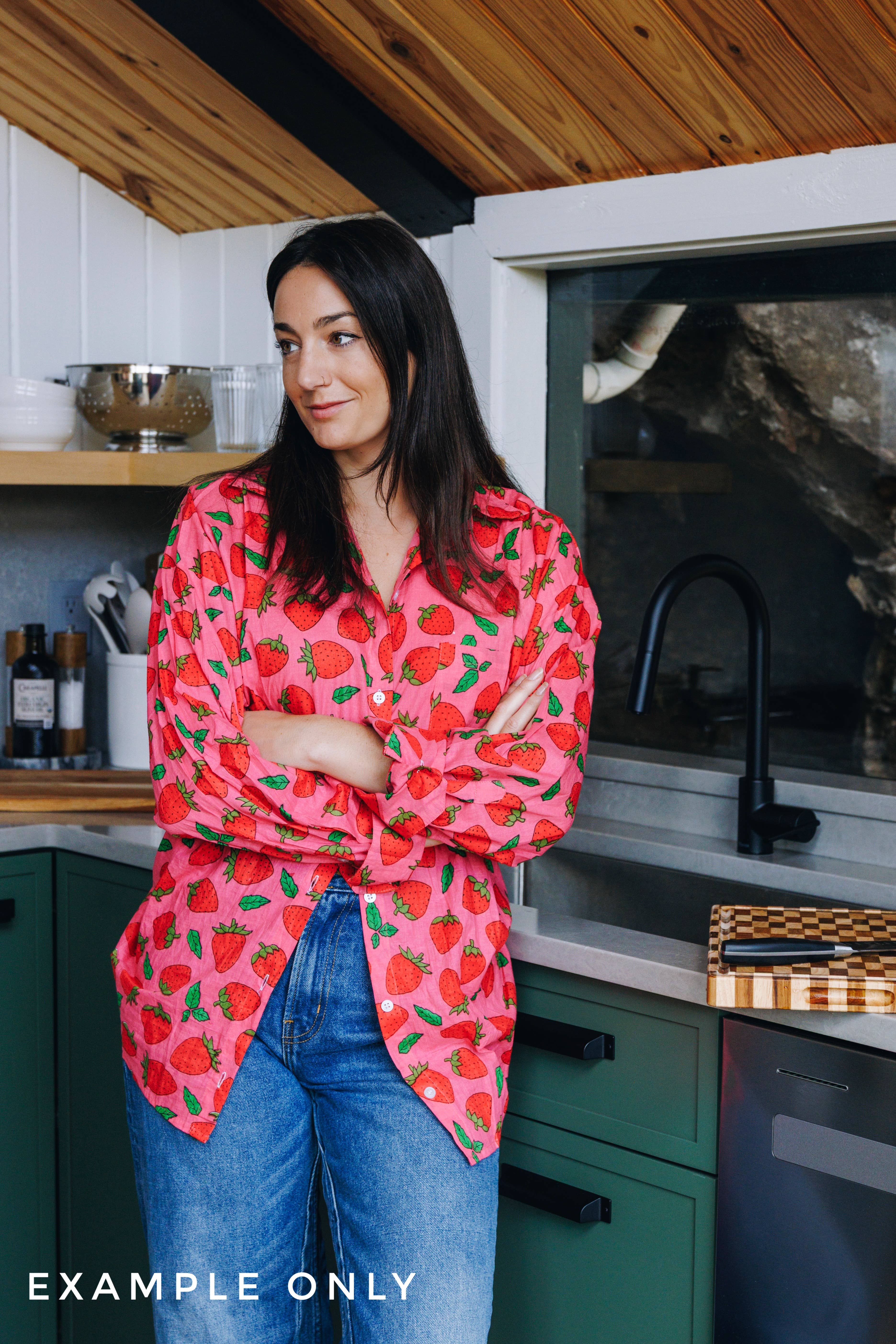 Folklore Couture - Wholesale Button Down Shirt - Women's - Boyfriend Button Down | Women’s Oversized Shirt | Festival3