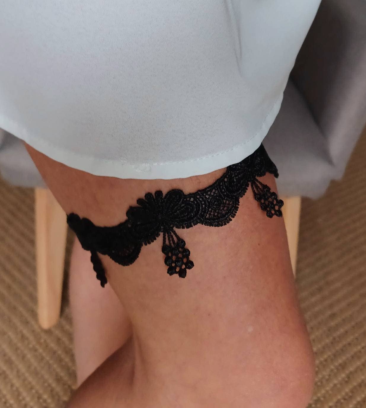 L'atelier du 6 - Wholesale Choker/Collar - Black Pearl Back Necklace - Evening Back Necklace9