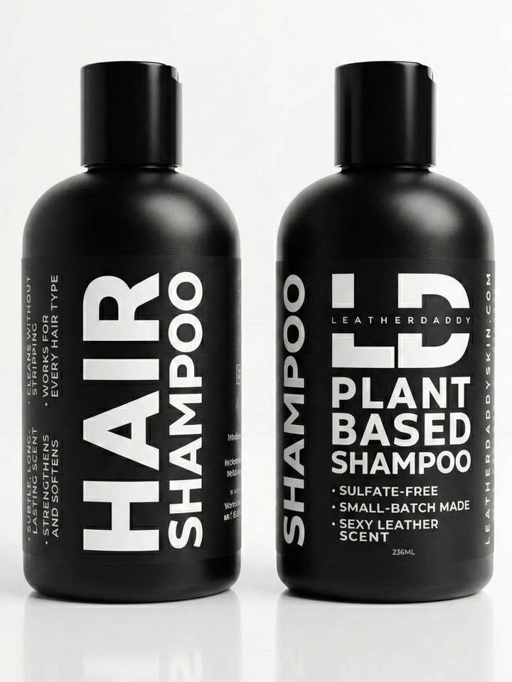Hair Shampoo for wholesale by LeatherDaddy Skin Co.