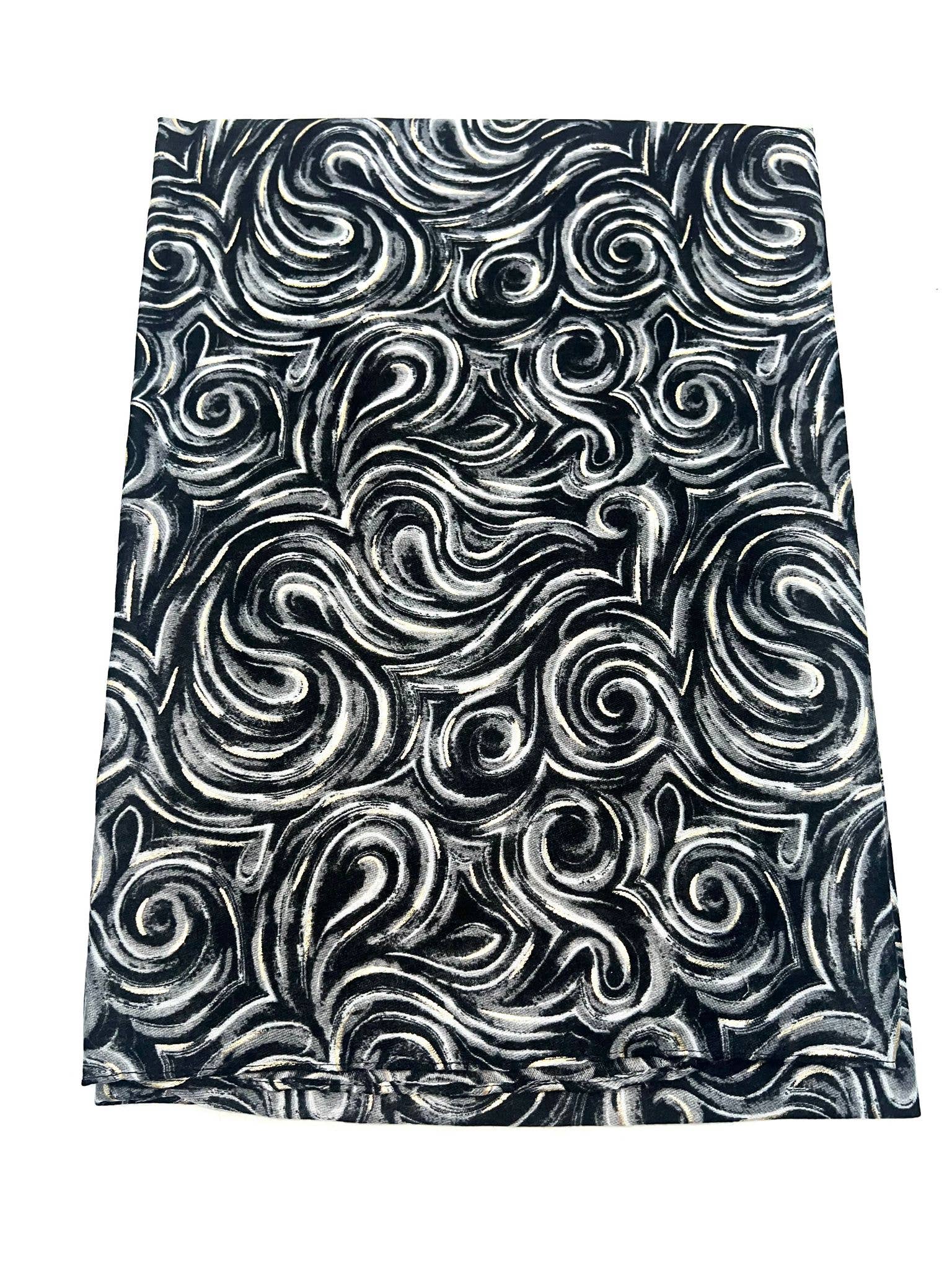 LINETA - Vendita all'ingrosso Sciarpa - Donna - HH-279 Sciarpa stampata motivo a spirale con doratura1