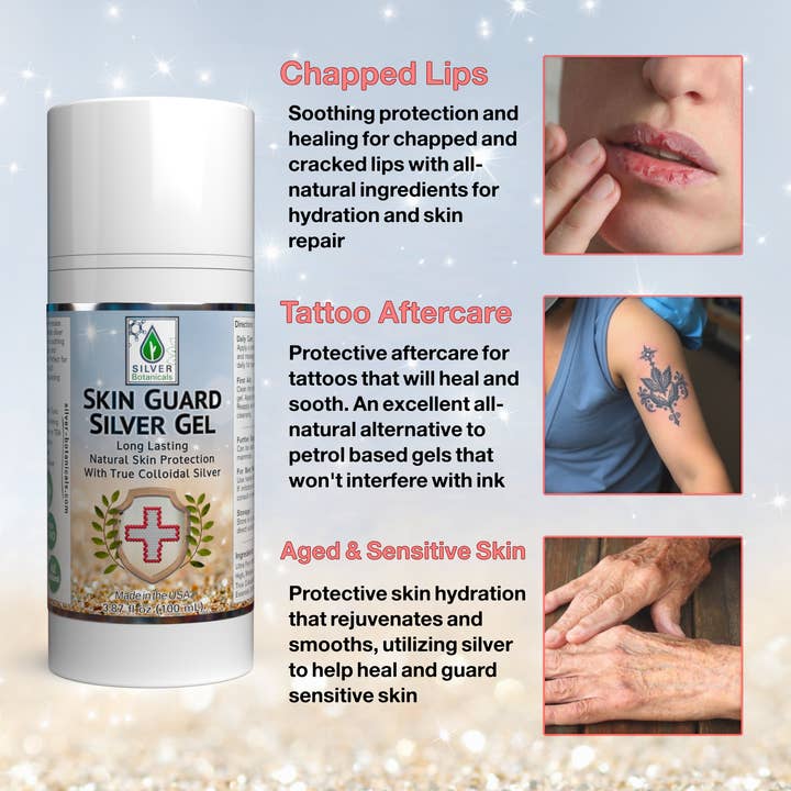Silver Botanicals - Wholesale Healing Salve/Balm/Cream - Skin Guard Silver Gel, 4 oz.6
