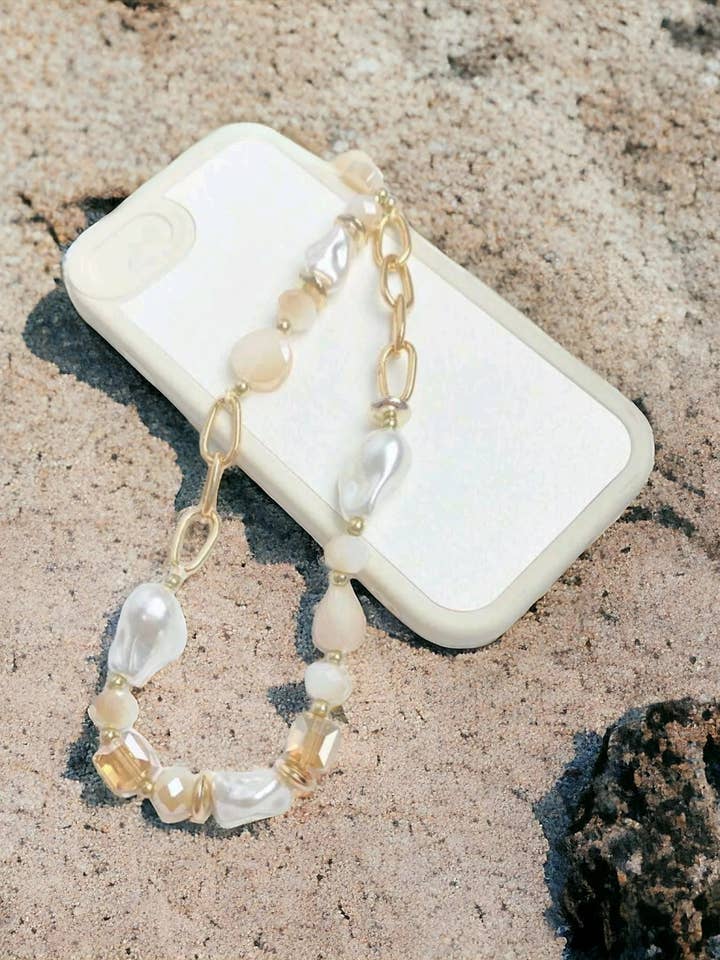 Sea Scapes and Relaxation Phone Strap for wholesale by The Bling Barn