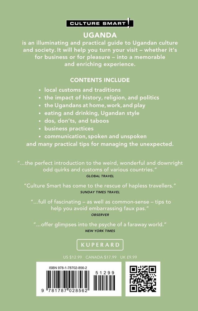 Independent Publishers Group - Wholesale Travel - Uganda - Culture Smart!4