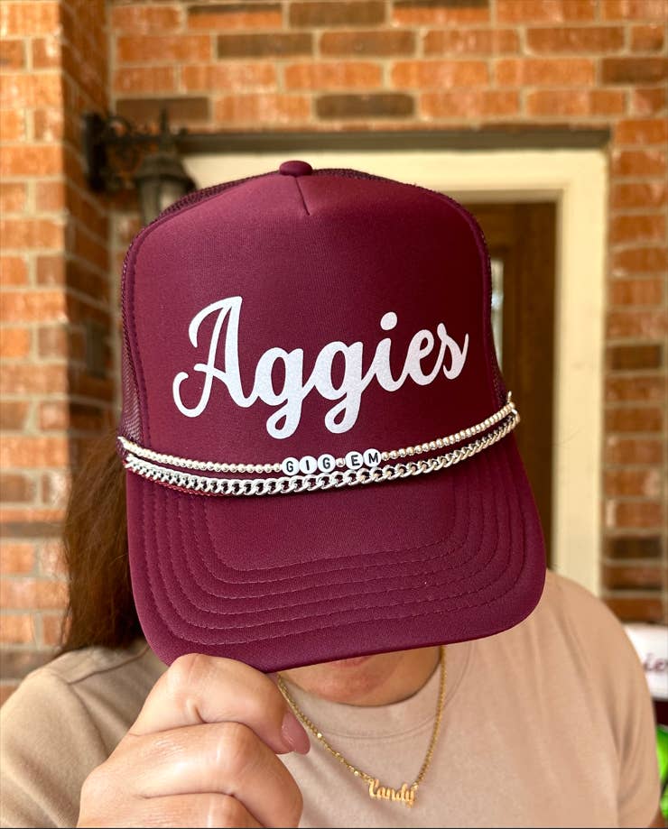 Very Cherry - Wholesale Trucker Hat - Women's - Aggies Trucker Hat