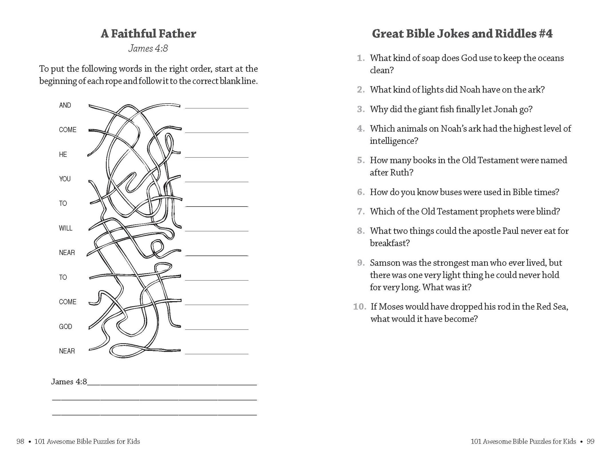 Harvest House Publishers Gift & Specialty Books - Wholesale Preschool Book (3-5) - 101 Awesome Bible Puzzles for Kids4