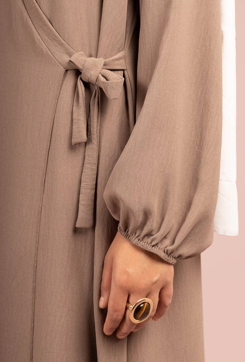 IDEAL OUTFIT - Vente Robe – femme - Robe abaya porte feuille ref:2372jazz18