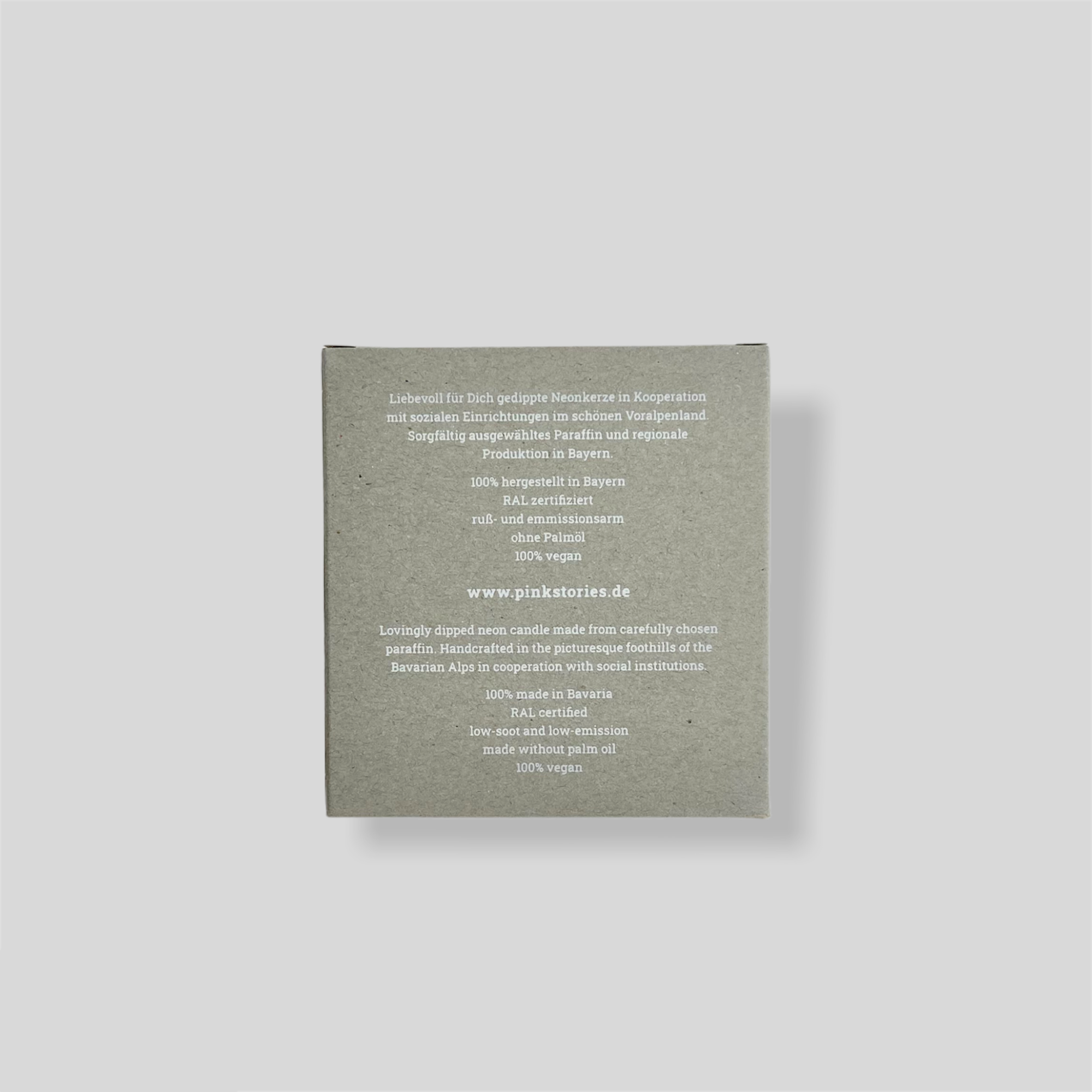 Pink Stories – wholesale Pillar candle – Dip Dye Neon * Flamingo Feathers4