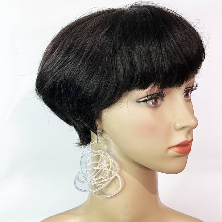 Audacious Studio - Wholesale Dangle Earrings - Scribbled Doodle Earrings7