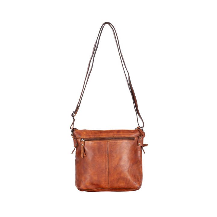 Greenwood Leather AU - Wholesale Shoulder bag – women's - Leather Shoulder Bag Cognac GW6844COG1