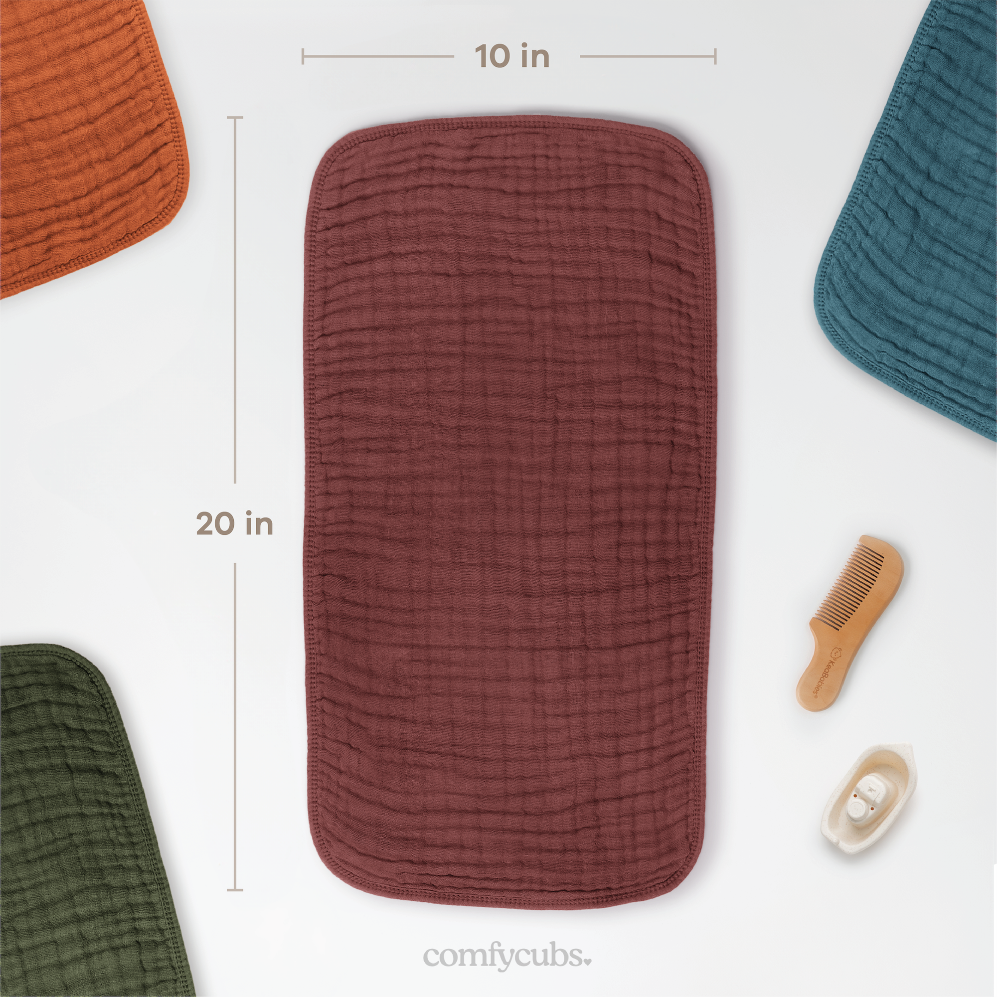 Comfy Cubs - Wholesale Burp Cloth - Baby - Baby Burp Cloths - 100% Muslin Cotton by Comfy Cubs33