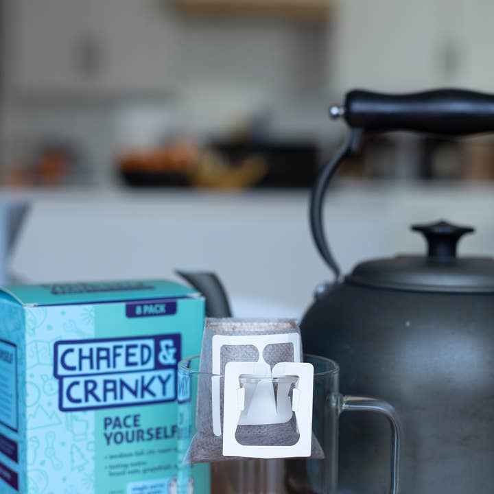 Chafed & Cranky Coffee Co. - Wholesale Ground Coffee - Pace Yourself Pour Over Coffee Single Serve7