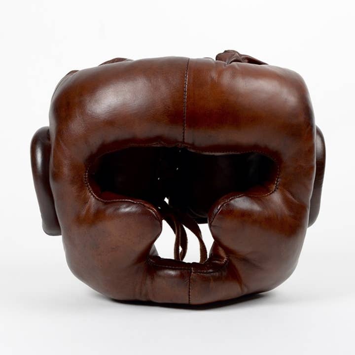 VINTAGE LÄDER BOXNINGSHJÄLM 1920 för wholesale av John Woodbridge Makers