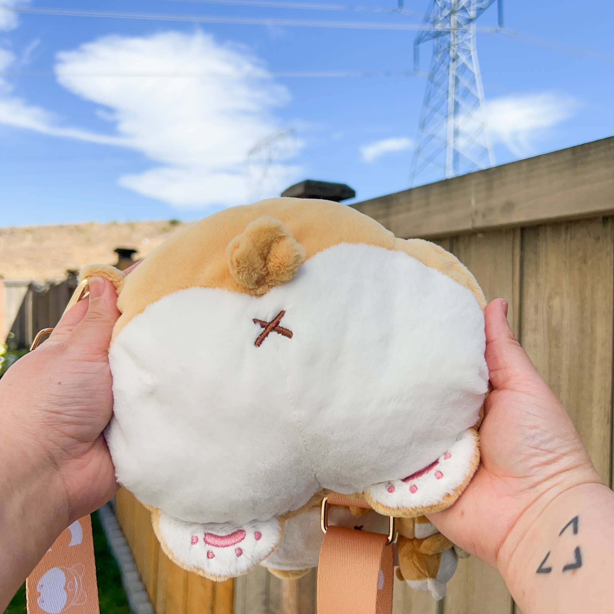 Single Sploot - Wholesale Crossbody Bag - Women's - Corgi Butt Crossbody Pouchette1