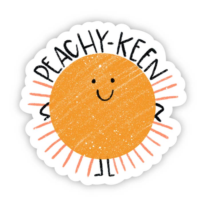 Wickline's - Wholesale Sticker - Peachy Keen Sticker