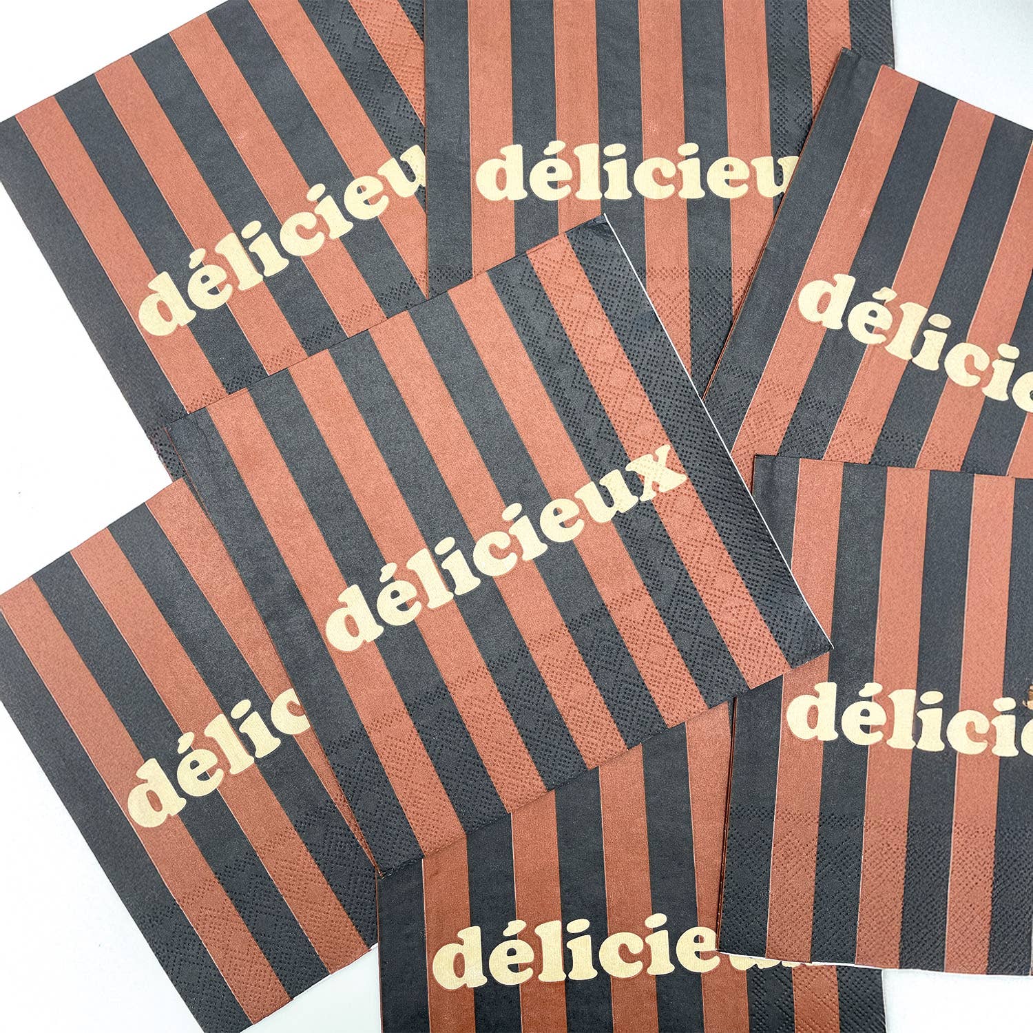 Opjet Paris - Wholesale Disposable Napkin - Delicious striped paper napkin x201