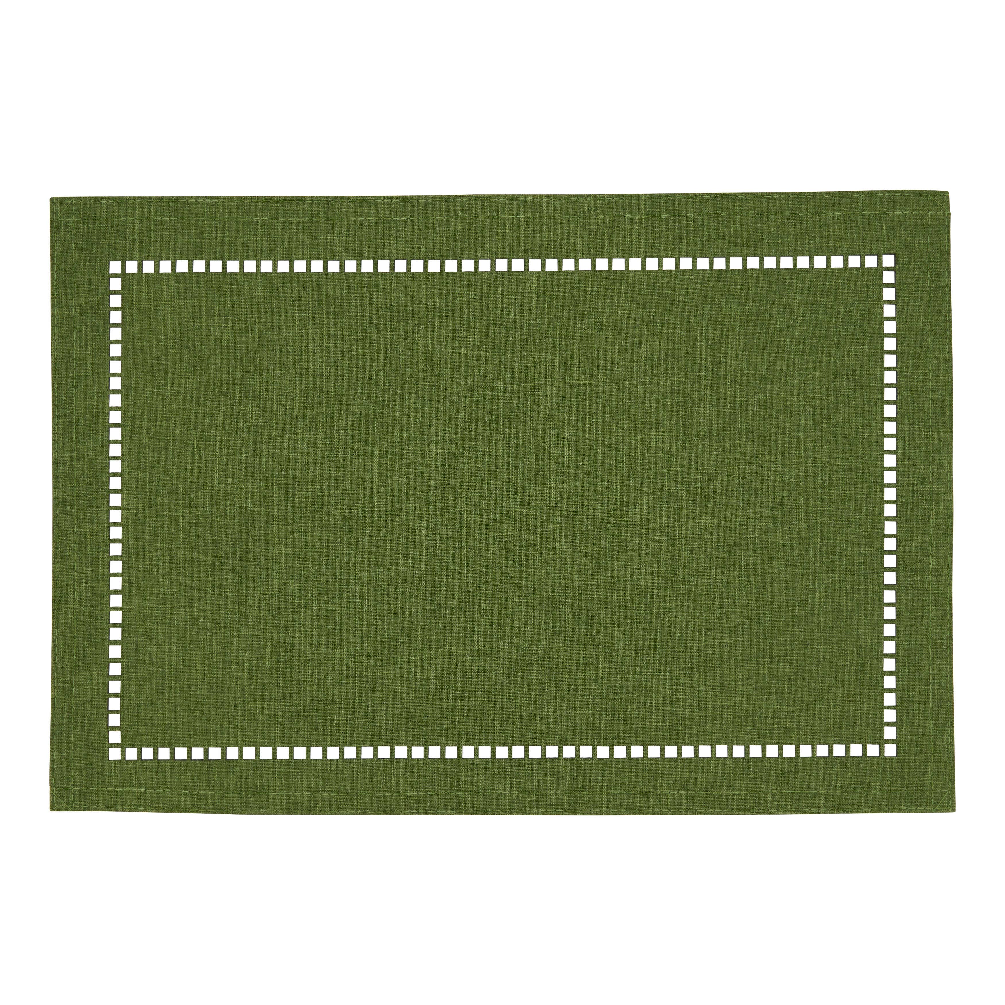 Saro Lifestyle - Wholesale Placemat - Laser-Cut Hemstitch Placemat3