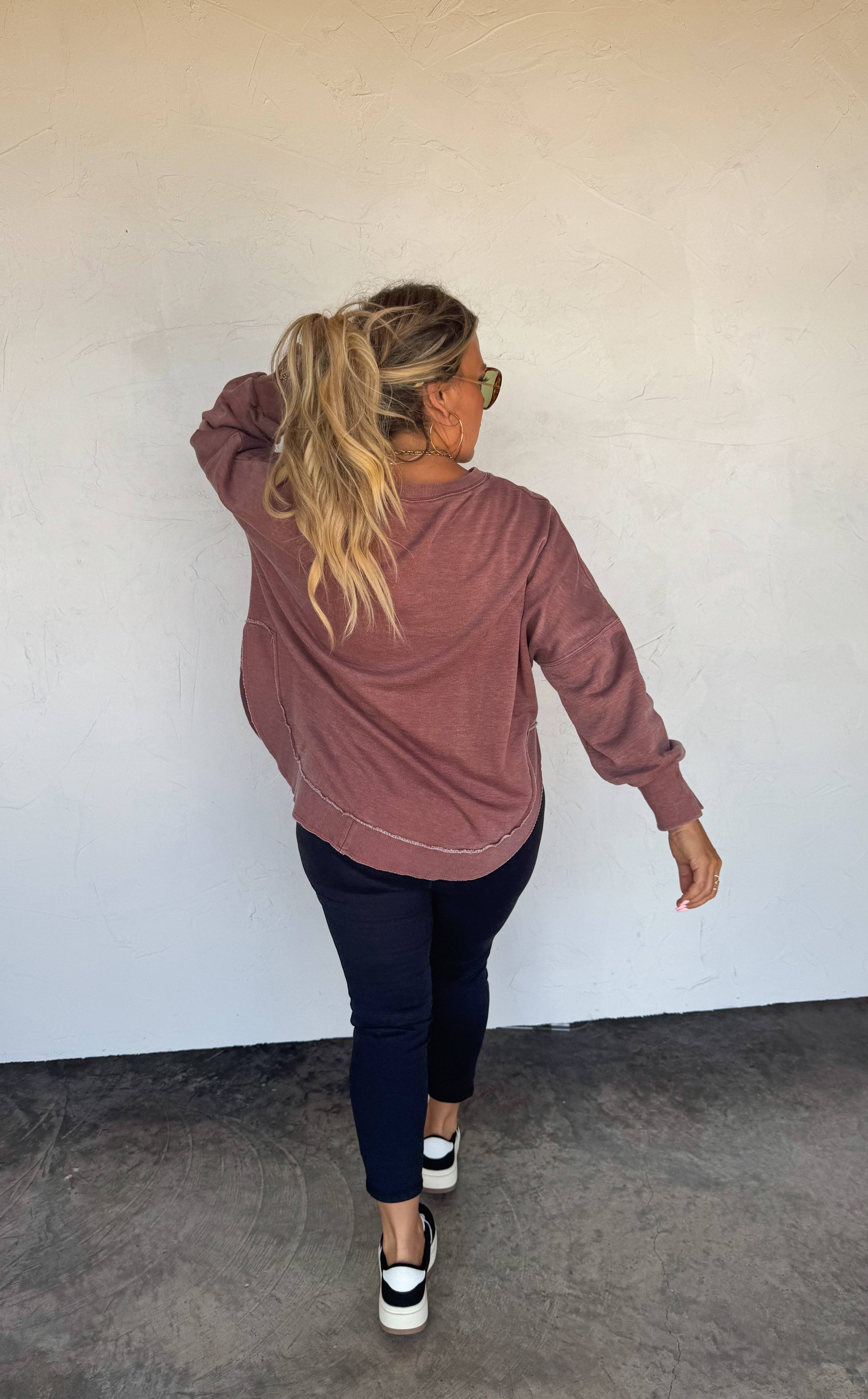 BLAKELEY - Vente Sweat-shirt – femme - SWEATSHIRT DÉLAVÉ JOSS4