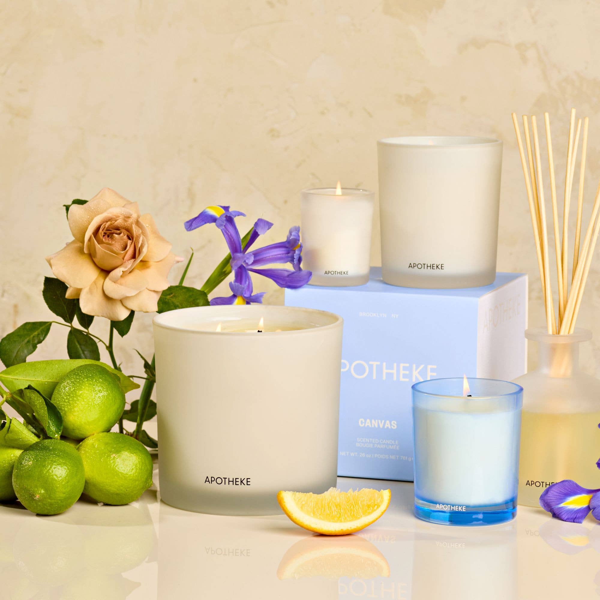 Apotheke – Vela em jarro/copo por atacado – Vela de 3 pavios Canvas2