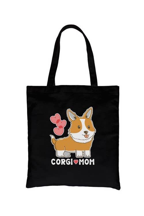 365 In Love - Vendita all'ingrosso Borsa tote - Donna - Borsa in tela Corgi Mom0