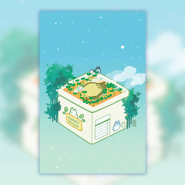 Impression Forest Ramen 11 x 17 pour la vente par sinistersquids