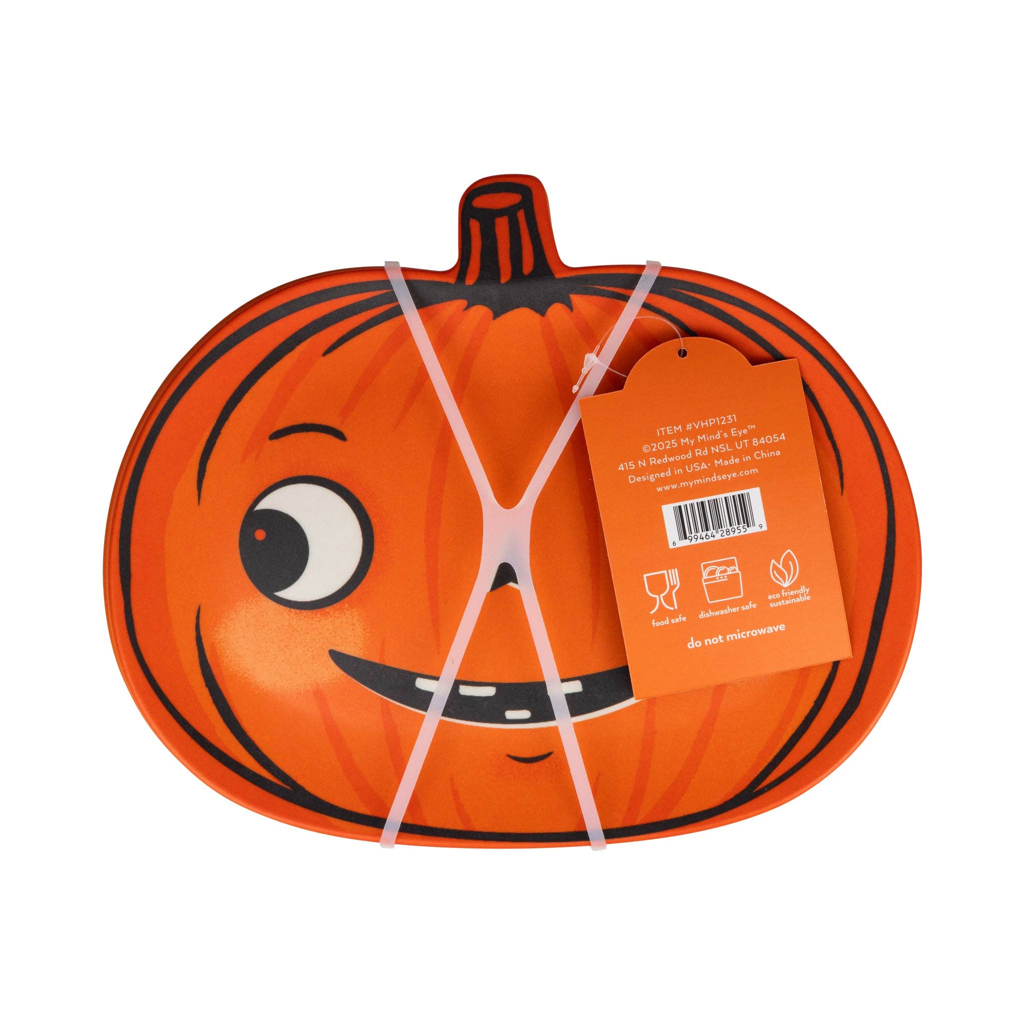 My Mind’s Eye - Wholesale Disposable Plate - VHP1231 - Vintage Pumpkin Bamboo Plates3