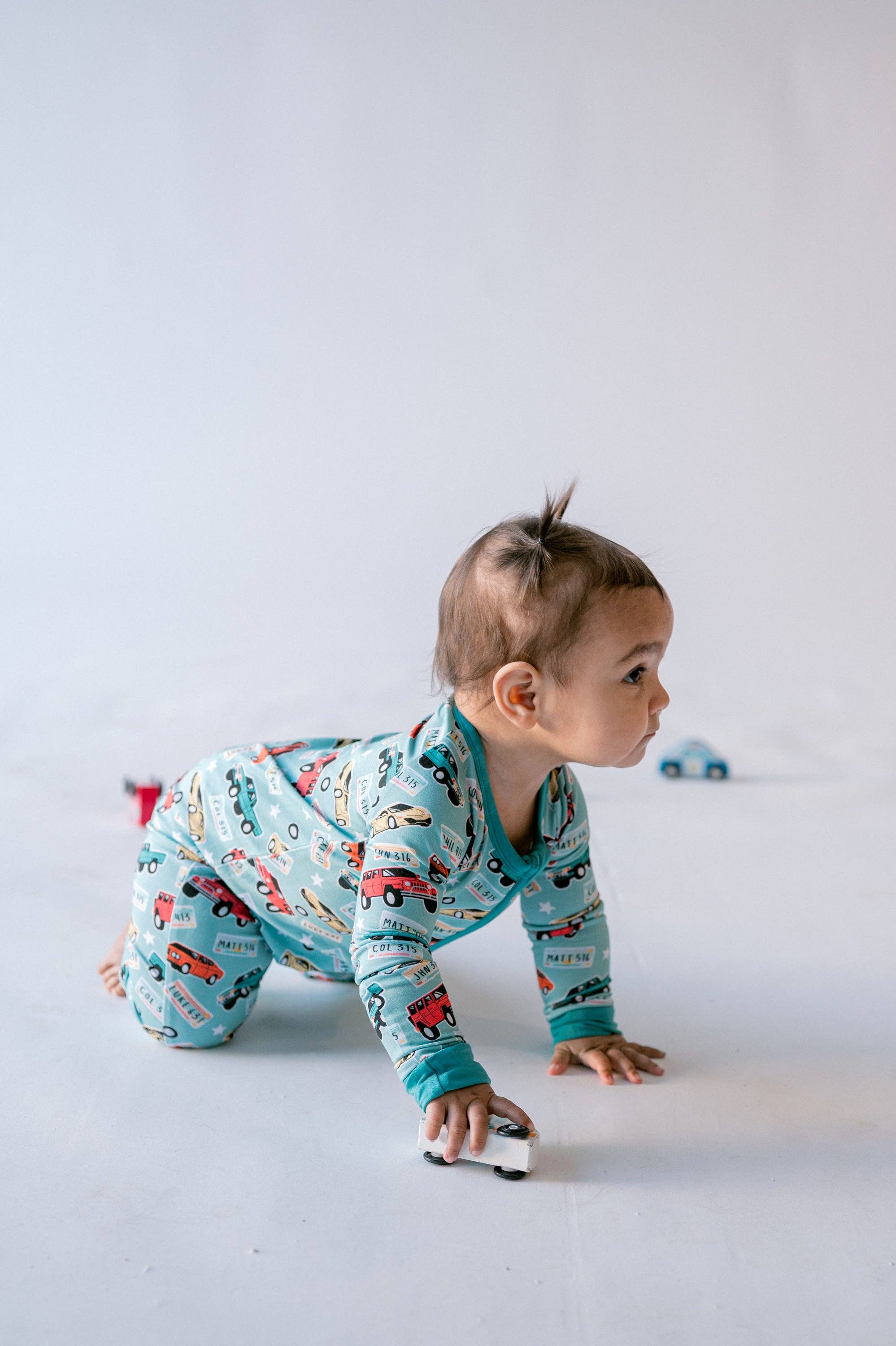 Little Beam Co. - Wholesale Sleepsuit - Baby - Fast and Faithful Zippy1