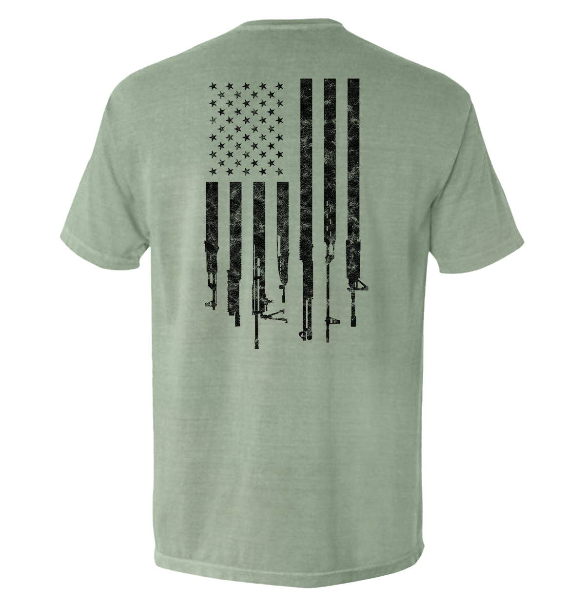 Shield Republic - Vente T-shirt sérigraphié – homme - Drapeau d'arme10