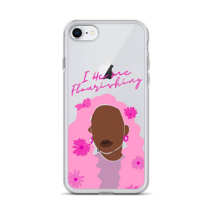 Hair Flourishing Clear Case for iPhone® for wholesale by AfroGirl By Hannah