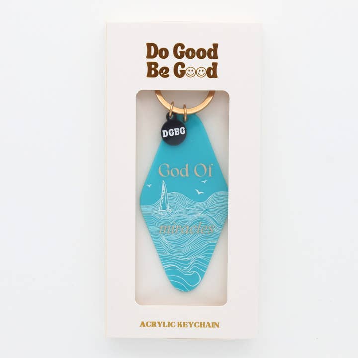 Do Good Be Good - Wholesale Keychain - Unisex - Printed Keychain God of Miracles 1