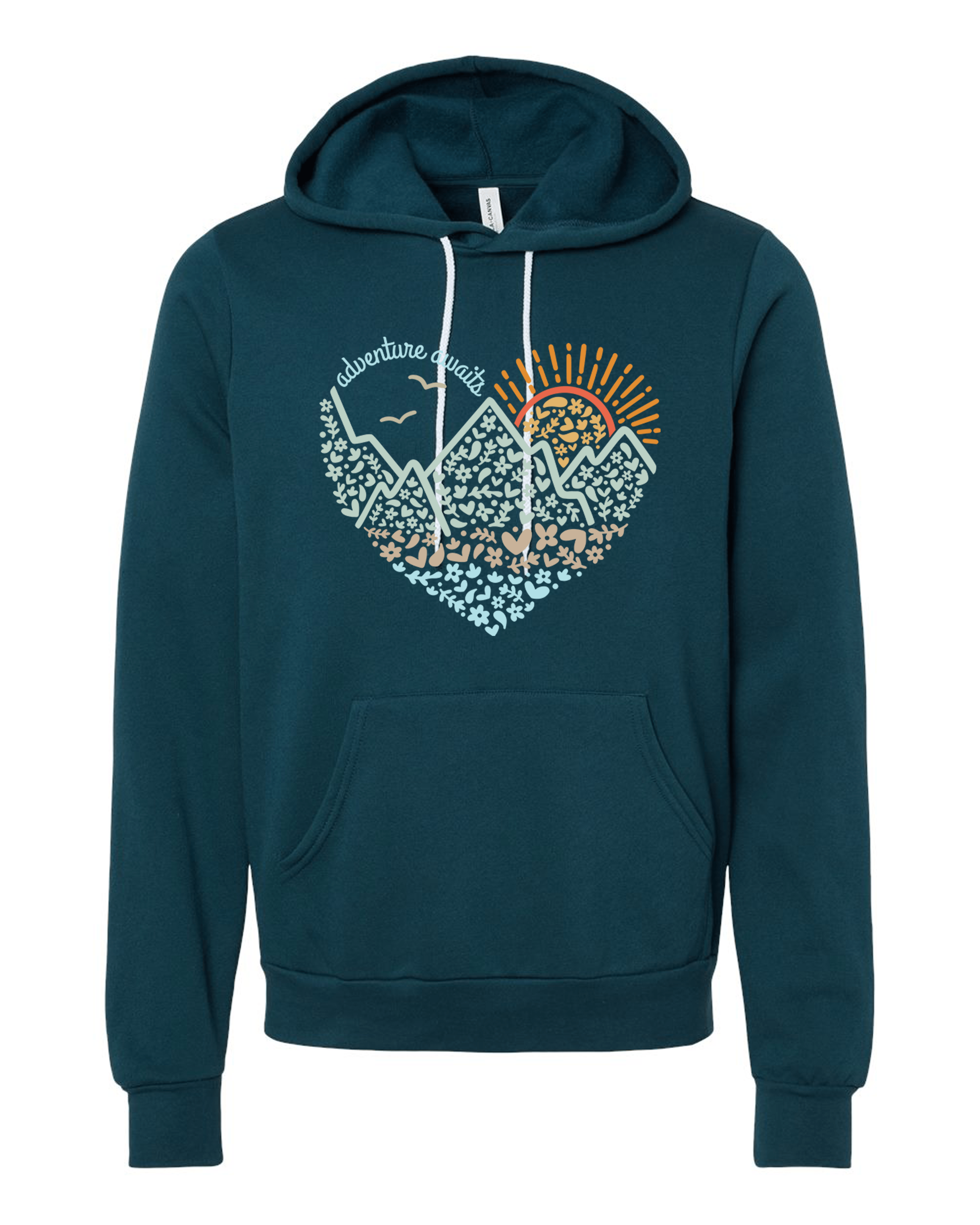 208 Supply Co - Wholesale Hoodie - Unisex - Adventure Awaits Heart- Hoodie4