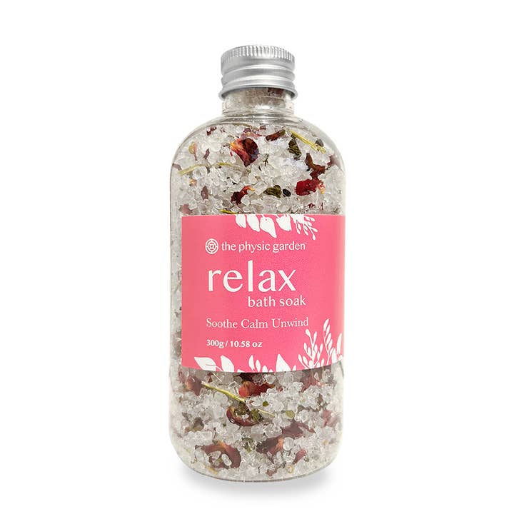 Relax Bath Soak 300g by The Physic Garden for wholesale by The Physic Garden
