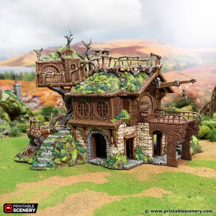 Master Builders Workshop - Rise of the Halflings - DnD building | Forest | Hills | Tinker | Wargaming Terrain | Scatter scenery, Fantasy for wholesale by The Beaver and Broadsword