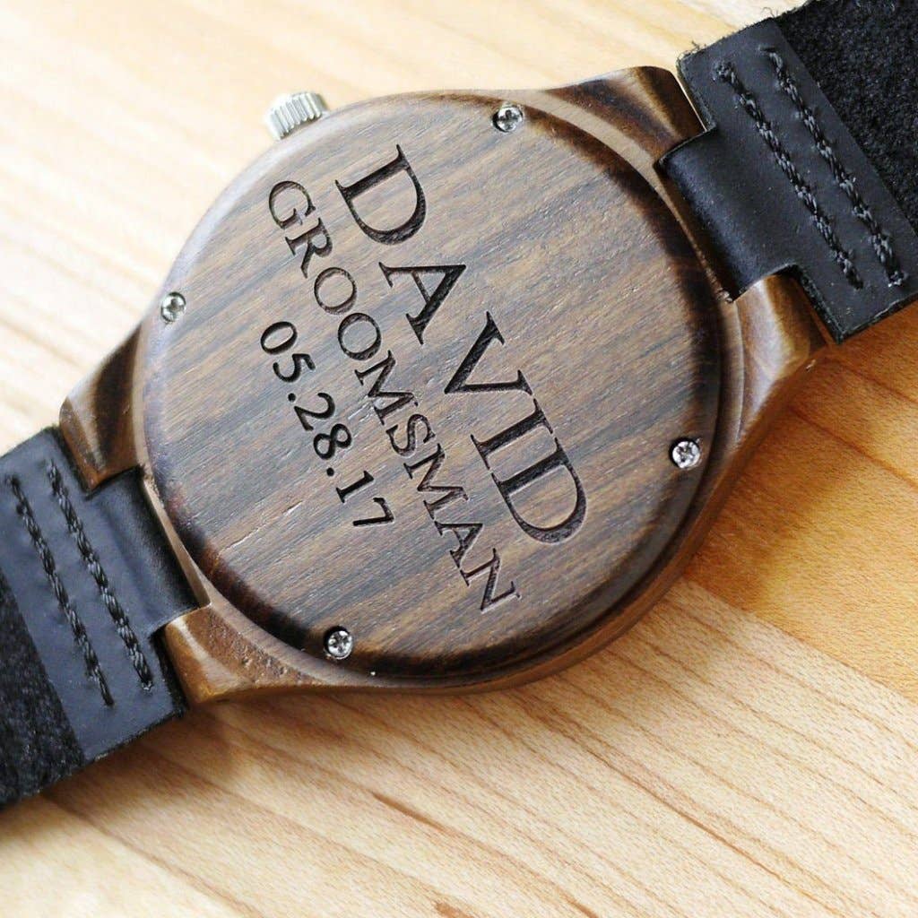 AvantWood - Wholesale Wrist Watch - Men's - Classic - Black Sandalwood - Men's Watch5