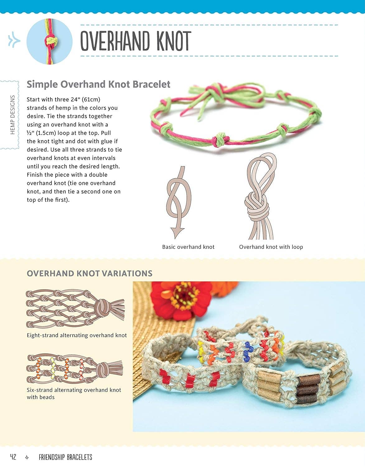 Fox Chapel Publishing - Wholesale Crafts, Hobbies & DIY - Friendship Bracelets All Grown Up-Hemp, Floss, & Boho Design4
