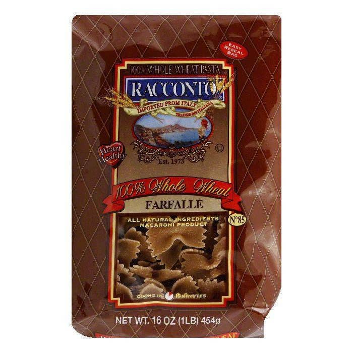 KeHE Distributors, LLC - Vente Pâtes - Racconto Farfalle Blé Complet, 16 OZ0