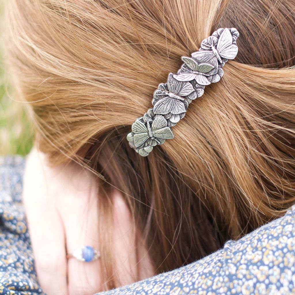 Oberon Design - Wholesale Hair Clip - Women's - Hair Clip, Barrette, Butterflies 70mm2
