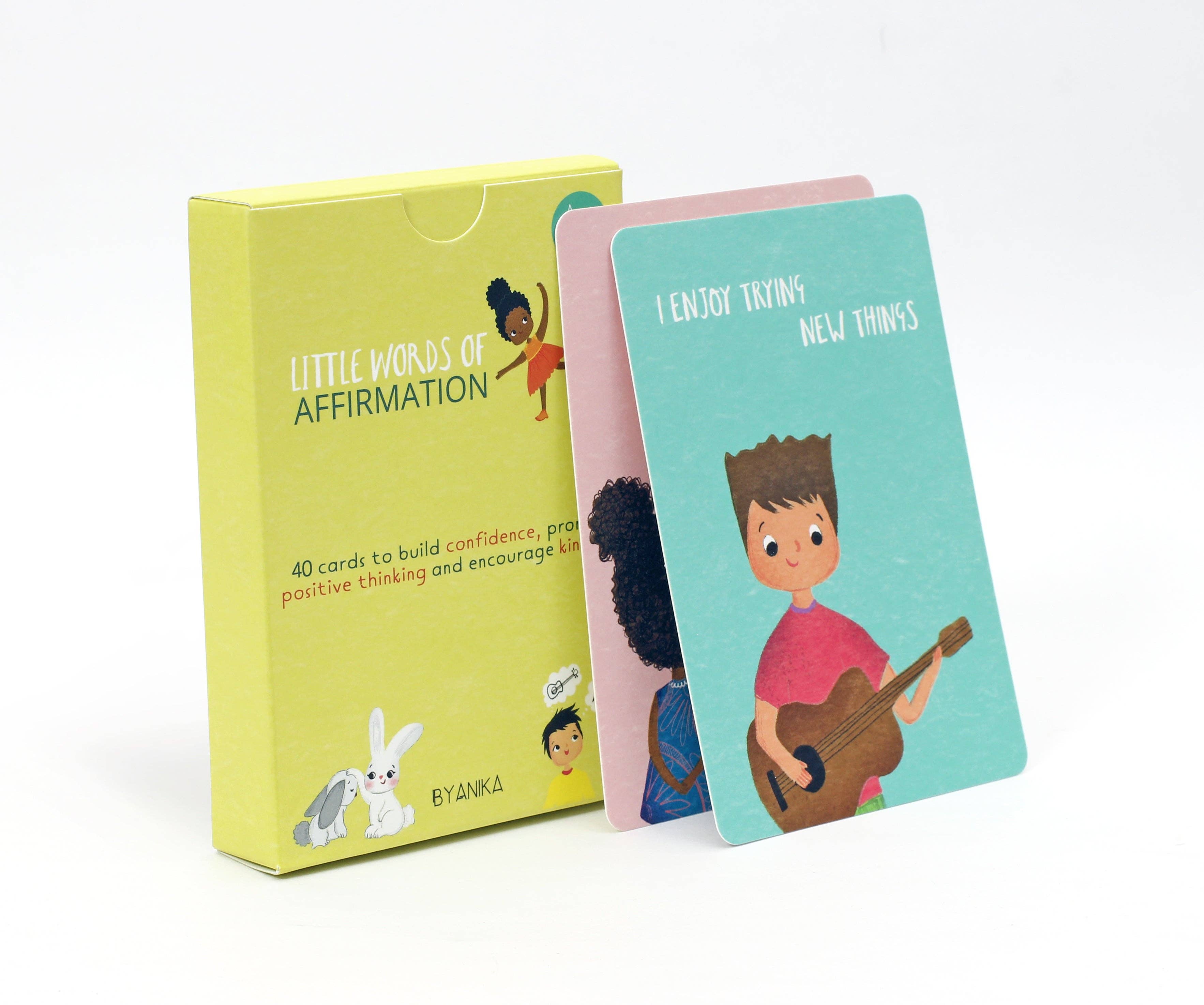 BYANIKA - Vente Cartes d'apprentissage – enfant et bébé - 40 cartes d'affirmations positives pour enfants3